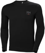 Odzież robocza - Helly Hansen Workwear Męska bluza Lifa Merino crewneck - czarna, rozmiar M HH-75106_990-L - miniaturka - grafika 1