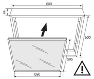 Lampy pozostałe - Eko-Light RAMKA 600X600 DO PANELU LED EKP6196 - miniaturka - grafika 1