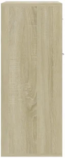 vidaXL Szafka, kolor dąb sonoma, 60 x 30 x 75 cm, płyta wiórowa - Komody - miniaturka - grafika 14