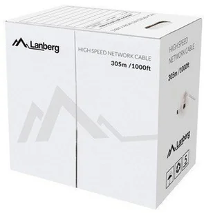 LANBERG Kabel UTP Cat.5e DRUT orange LCU5-12CU-0305-O LCU5-12CU-0305-O - Kable miedziane - miniaturka - grafika 2