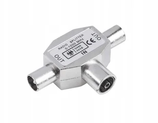 NoName Rozgałęźnik ind metal 1 gn./2 wt ZLA0363 - Inne akcesoria audio-wideo - miniaturka - grafika 2