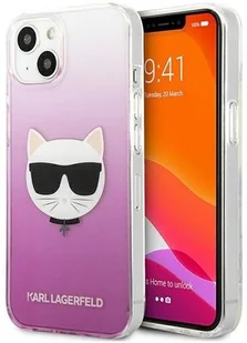 Karl Lagerfeld KLHCP13SCTRP iPhone 13 mini 5,4" hardcase różowy/pink Choupette Head KF000767 - Etui i futerały do telefonów - miniaturka - grafika 2