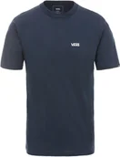 Koszulki męskie - Vans t-shirt LEFT CHEST LOGO TEE Navy/White - miniaturka - grafika 1