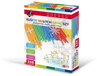Askato Klocki słomki MIDI 238 elementów - Zabawki konstrukcyjne - miniaturka - grafika 3