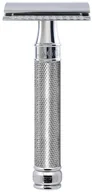 Maszynki do golenia i wkłady - Edwin Jagger Maszynka na Żyletki z Chromowaną Antypoślizgową Rączką i Żyletką Feather - miniaturka - grafika 1