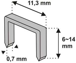 Dedra Zszywki Typ D53 11Z114 Dom000628 - Zszywki - miniaturka - grafika 2