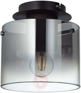 Brilliant Lampa sufitowa Beth klosz dymione szkło, 1-pkt. - Lampy sufitowe - miniaturka - grafika 2