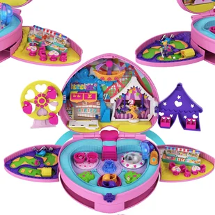 Mattel POLLY POCKET Rozkładany plecak Park rozrywki GKL60 GKL60 - Domki dla lalek - miniaturka - grafika 2