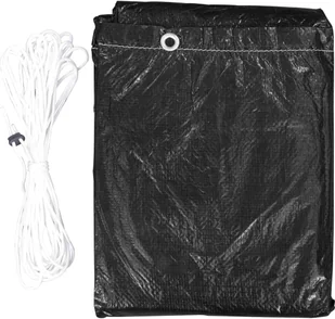 vidaXL Pokrowiec na meble ogrodowe, 6 oczek, 180 x 80 x 125 cm - Pokrowce na meble ogrodowe - miniaturka - grafika 3