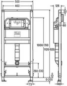 Stelaże i zestawy podtynkowe do WC - Viega Prevista Dry Stelaż podtynkowy WC 772048 - miniaturka - grafika 1