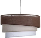 Lampy sufitowe - Trio Lampa wisząca 1 x 40 W E27 brązowa - miniaturka - grafika 1