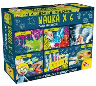 Lisciani I'm Genius Nauka x6 PL80489 - Mały naukowiec - miniaturka - grafika 2