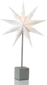 Oświetlenie świąteczne - Markslojd Gwiazda Hard jako lampa stołowa, 58 cm, biała - miniaturka - grafika 1