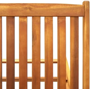 vidaXL Leżak lite drewno akacjowe 311871 - Leżaki ogrodowe - miniaturka - grafika 8