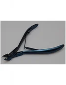 Akcesoria do paznokci - Solingen CLASSIC MANICURE- Cążki do skórek BLUE Cobalt 4378- podwójna sprężyna - ostrze 3 mm SOL000032 - miniaturka - grafika 1