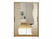 Meble do przedpokoju - Szafa Przesuwna z Lustrem do przedpokoju Aldo S - miniaturka - grafika 1