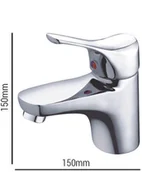 Baterie umywalkowe - ZXC ŁAZIENKI BATERIA UMYWALKOWA 1100-1 s5.7411100-1 - miniaturka - grafika 1