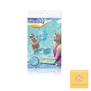 Bestway 31036 PIŁKA PLAŻOWA 51cm ŻÓŁTA - Materace dmuchane i koła do pływania - miniaturka - grafika 9