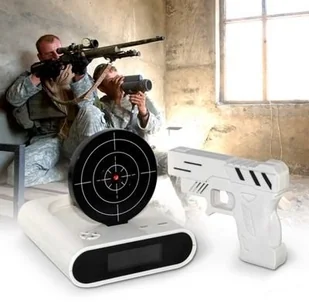 Gadget Factory Gadżet Gadget Factory Budzik snajpera Biały - Gadżety USB - miniaturka - grafika 3