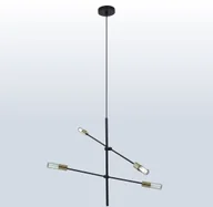 Lampy sufitowe - Lumen Light Lampa wisząca Rotor 4 patyna 3467 - miniaturka - grafika 1