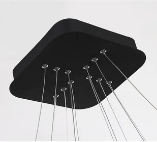 Altavola Design ADesign Lampa wisząca Ledowe Kwadraty Triple in 3k black LA072/P_80_in_3k_black - Lampy sufitowe - miniaturka - grafika 3