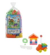 Klocki - Wader POLESIE Klocki Budowniczy 92 elementów - miniaturka - grafika 1