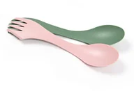 Kuchnia turystyczne i akcesoria - Light My Fire Spork Lefty BIO 2-pak, sandygreen/dustypink 2020 Sztućce turystyczne 2412811313 - miniaturka - grafika 1
