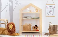 Półki i regały dla dzieci - Regał dziecięcy w formie domku A1-S34 - miniaturka - grafika 1