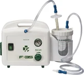 Urządzenia medyczne - Fazzini Włochy Ssak elektryczny F-35 ze zbiornikiem 2000 ml Profesjonalne urządzenie do odsysania wydzielin z podwójną pompą. F-35.40 - miniaturka - grafika 1