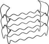 Stojaki na wino - Tomado stojak na wino Smart Lava unisex 44 x 15 x 13/34 cm stal nierdzewna czarna twm_844365 - miniaturka - grafika 1