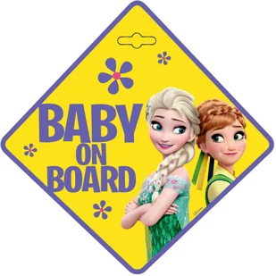TABLICZKA BABY ON BOARD FROZEN - Akcesoria do fotelików - miniaturka - grafika 11