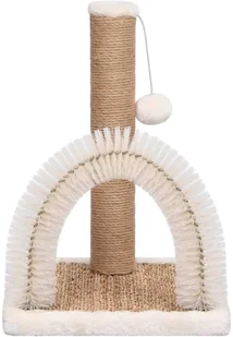 VidaXL Drapak dla kota z łukiem ze szczotki i słupkiem do drapania 170971 VidaXL - Drapaki dla kotów - miniaturka - grafika 4