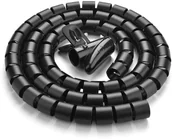 Maskownice do kabli - uGreen Organizator kabli w tubie UGREEN LP121 5m czarny) 11227 - miniaturka - grafika 1