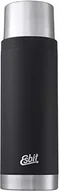 Shakery i bidony sportowe - Esbit Sculptor termos ze stali nierdzewnej, nie zawiera BPA, kolor czarny, pojemność 1 l, na podróż, do biura, na piknik, do wody, herbaty, kawy, 1l - miniaturka - grafika 1