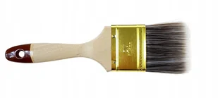 pędzel płaski 2,5'' do drewna lakierów lakierobejc - Pędzle i wałki - miniaturka - grafika 2
