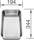 Akcesoria do armatury i ceramiki - BLANCO stalowa do CLASSIC NEO (232180) - miniaturka - grafika 1