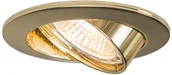 Oprawy, klosze i abażury - QAZQA Inteligentny punkt wpuszczany złoty uchylny  w tym Wifi GU10 - Edu - miniaturka - grafika 1