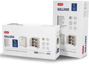 Keter Benelux Keter Szafka Gulliver, 100 cm, 240862 - Szafki łazienkowe - miniaturka - grafika 7