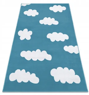 Super Dywan Anna 120x160 Chmurki niebieski #OZ099 - Dywany dla dzieci - miniaturka - grafika 4