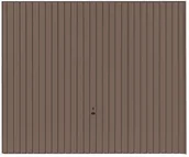 Bramy garażowe - Brama garażowa uchylna GSL 2500 x 2125 mm brązowa - miniaturka - grafika 1