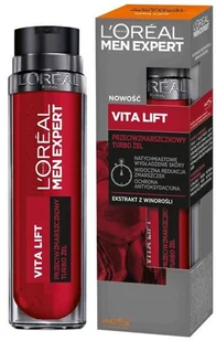 Loreal Paris Przeciwzmarszczkowy turbożel do twarzy dla mężczyzn - Paris Men Expert Vita Lift Gel - Kosmetyki do pielęgnacji twarzy męskie - miniaturka - grafika 5