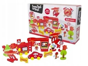 Artyk Klocki Piankowe 3D Straż Pożarna Remiza - Klocki - miniaturka - grafika 3