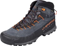 Sprzęt wspinaczkowy - La Sportiva TX4 GTX Mid Buty Mężczyźni, carbon/flame EU 44 2020 Buty podejściowe 27E900304-44 - miniaturka - grafika 1