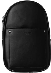 Oryginalny miejski plecaczek na jedno ramię ze skóry ekologicznej - Plecaki - miniaturka - grafika 3