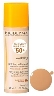 Bioderma PHOTODERM NUDE TOUCH SPF50+ Podkład ochronny odcień ciemny 40 ml - Podkłady do twarzy - miniaturka - grafika 2