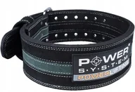 Pasy kulturystyczne - POWER-SYSTEM PAS POWERLIFTING BELT-GREY-XL - miniaturka - grafika 1