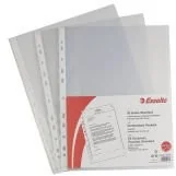 Koszulki na dokumenty - Esselte uniwersalny 56143 kopert, biura tłoczone A4, przezroczysty, 100 sztuk 56143 - miniaturka - grafika 1