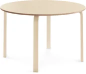 Stoły i stoliki do biura - AJ Produkty Stół ELTON,  1200x710 mm, beżowe linoleum, brzoza - miniaturka - grafika 1