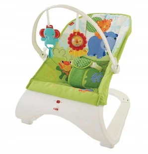 Fisher Price Zielony CJJ79 - Leżaczki i huśtawki - miniaturka - grafika 7