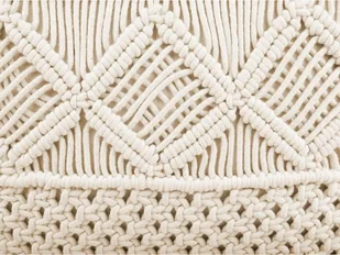 Beliani Zestaw 2 poduszek dekoracyjnych makrama 40 x 45 cm beżowy YORTAN - Poduszki dekoracyjne - miniaturka - grafika 7